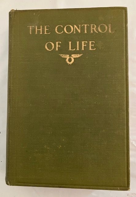 THE CONTROL OF LIFE BY J. ARTHUR THOMSON (1921, HARDCOVER) HENRY HOLT