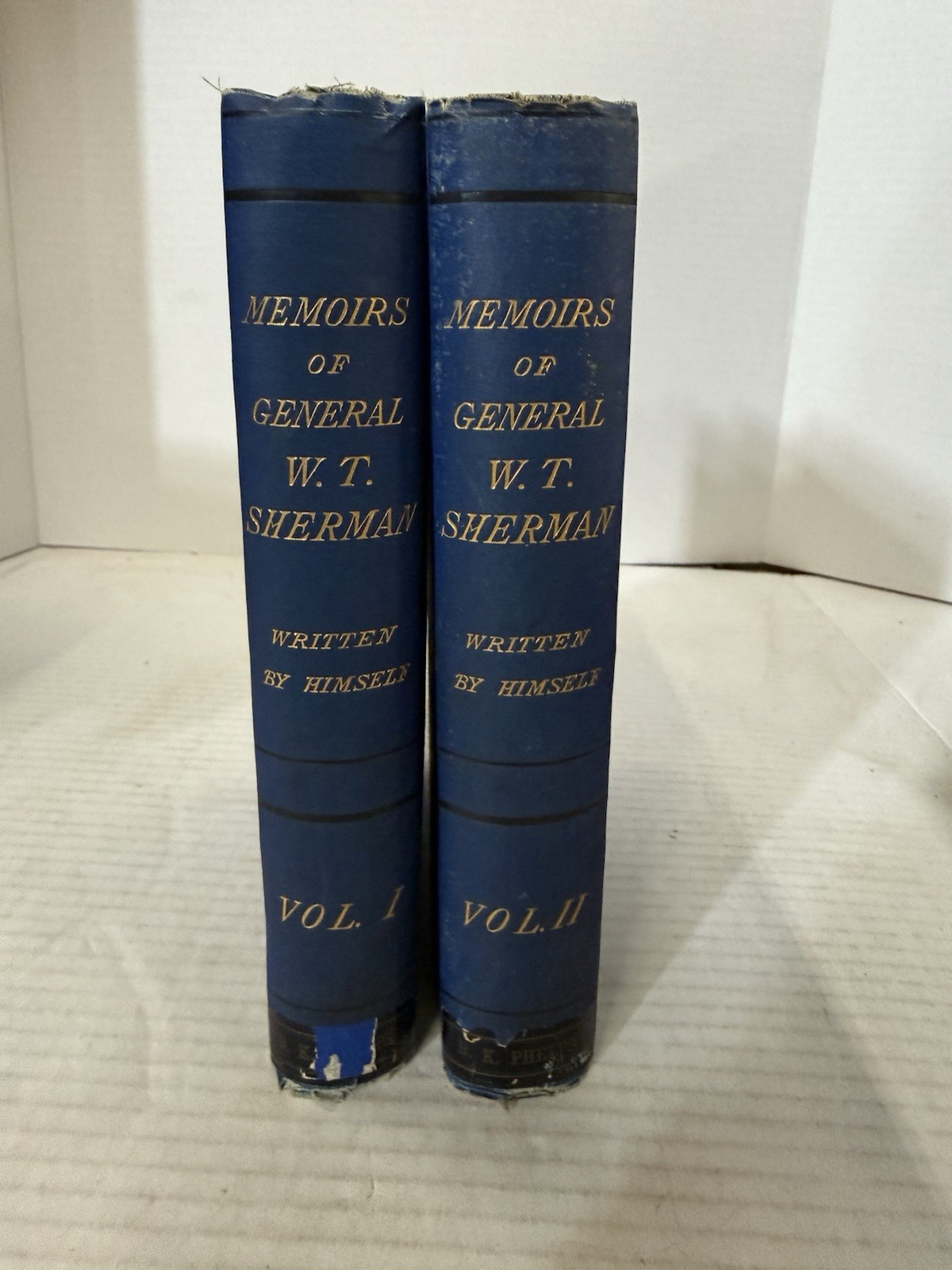 Memoirs of General William T. Sherman 2 vol. 1st Edition 1875 Volumes I & II