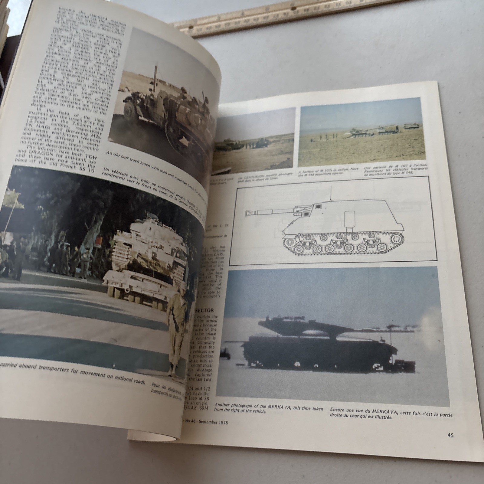 1978 Armies & Weapons 46: 84 mm RCL Carl Gustav M 60 A2 ITV TOW Missiles Missile