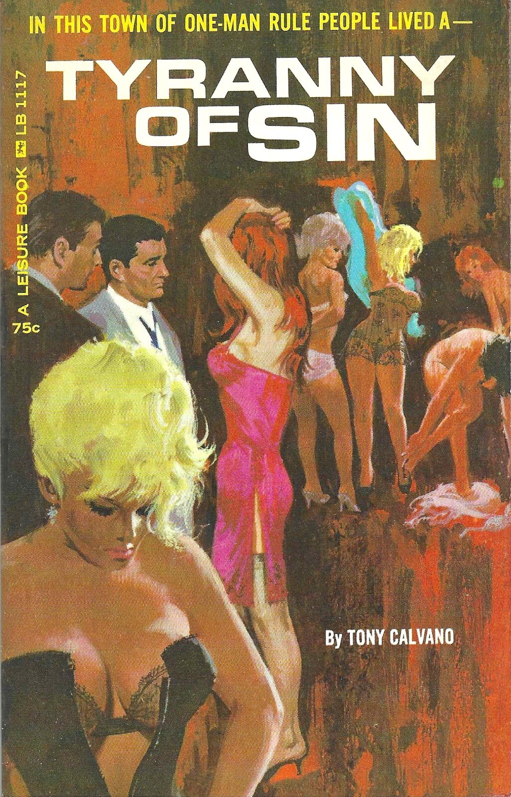‚Tyranny of Sin‘ by Tony Calvano 1965 Greenleaf Classics Bonfils Fine Plus