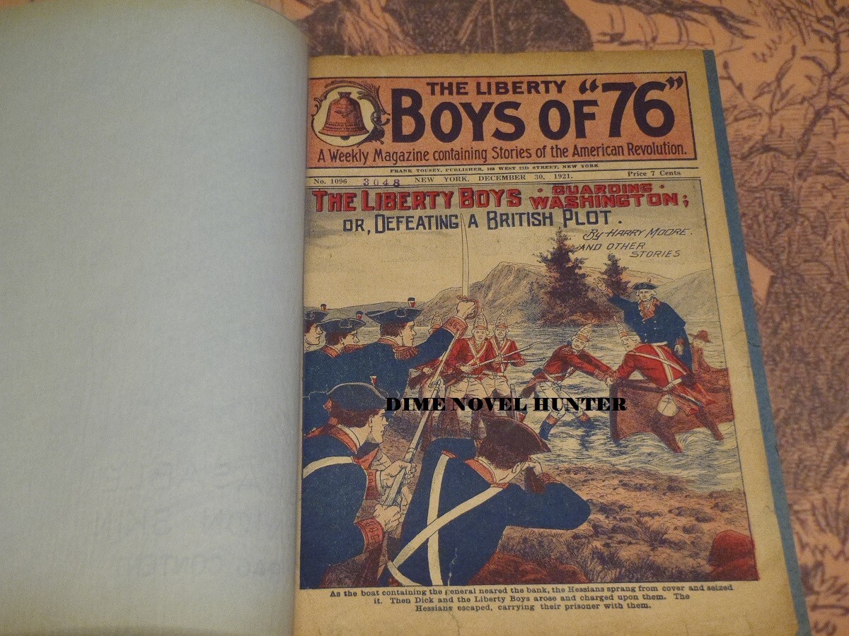 GENERAL GEORGE WASHINGTON LIBERTY BOYS OF 76 #1096 REVOLUTION WAR DIME NOVEL