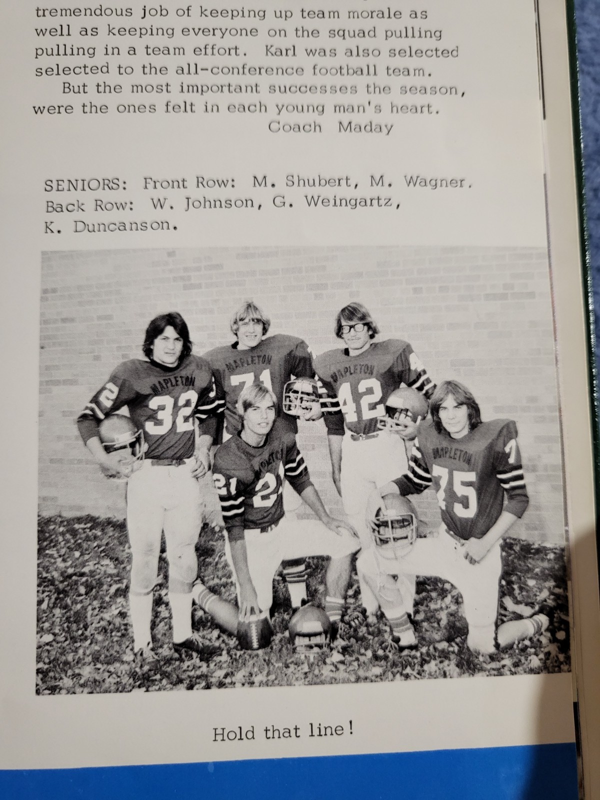 Vintage 1976 Mapleton, MN. Public School Minnesota Class Yearbook Life Piper