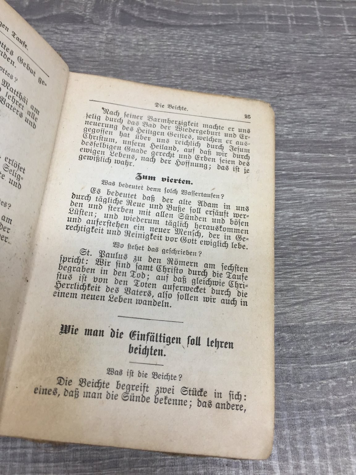 Dr. Martin Luthers Kleiner Katechismus 20th Edition 1884 German