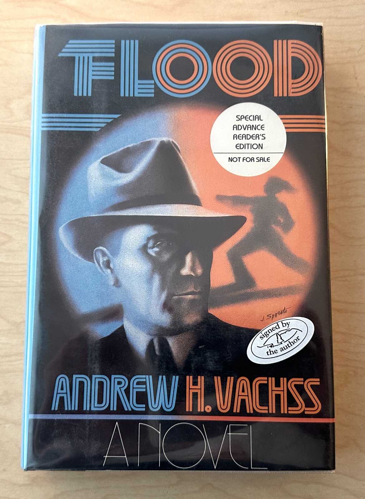 FLOOD Andrew Vachss (1985) Advanced Reader’s Copy SIGNED Rare