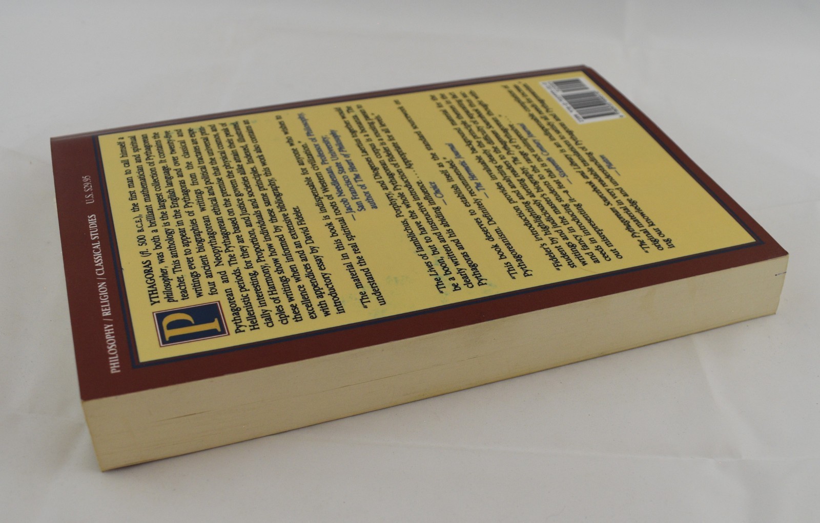 Pythagorean Sourcebook and Library Guthrie Phanes 1987 PB Pythagoras Anthology