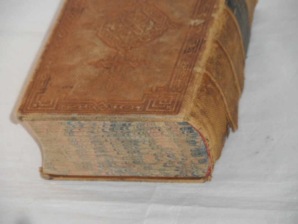 Surenne’s Pronouncing Dictionary French English Language 7th Edition Signed 1849