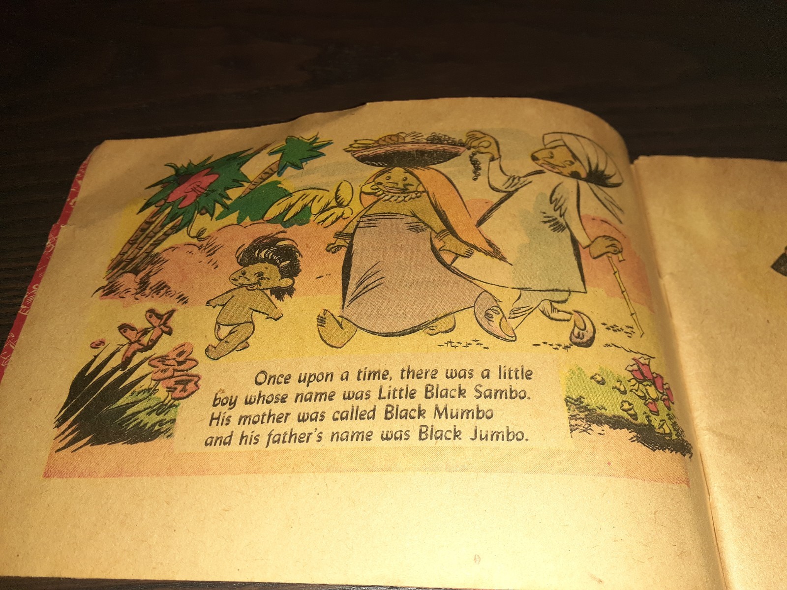 Little Black Sambo 1950 Soft Cover