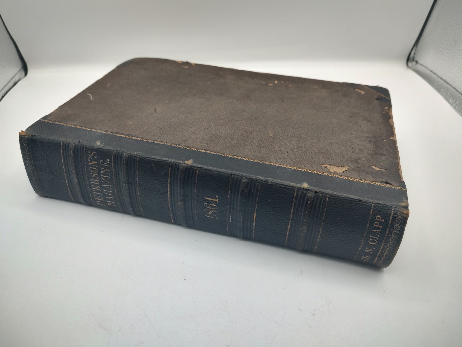Peterson’s Magazine 1864 Full Color Plates Hard Cover Civil War Years Jan-Dec