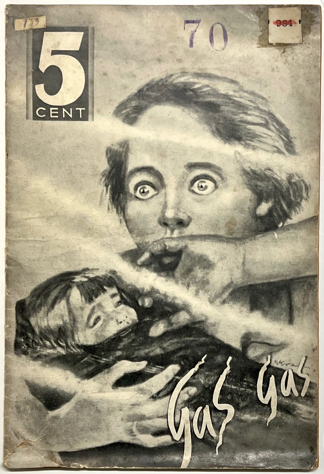1930 GAS GAS CHEMICAL WARFARE WOKER DUTCH PACIFIST BROCHURE 1ST SCARCE GRAPHIC