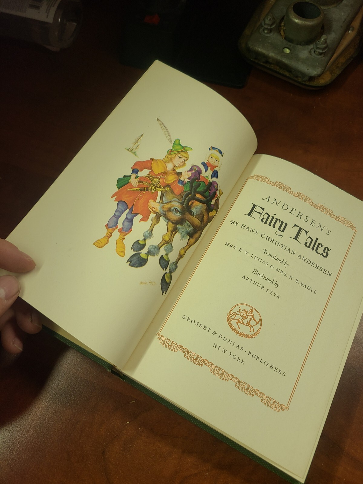 2 Anderson’s Fairy Tails & Grimm’s Illustrations, Arthur Szyk. Kingsport Press