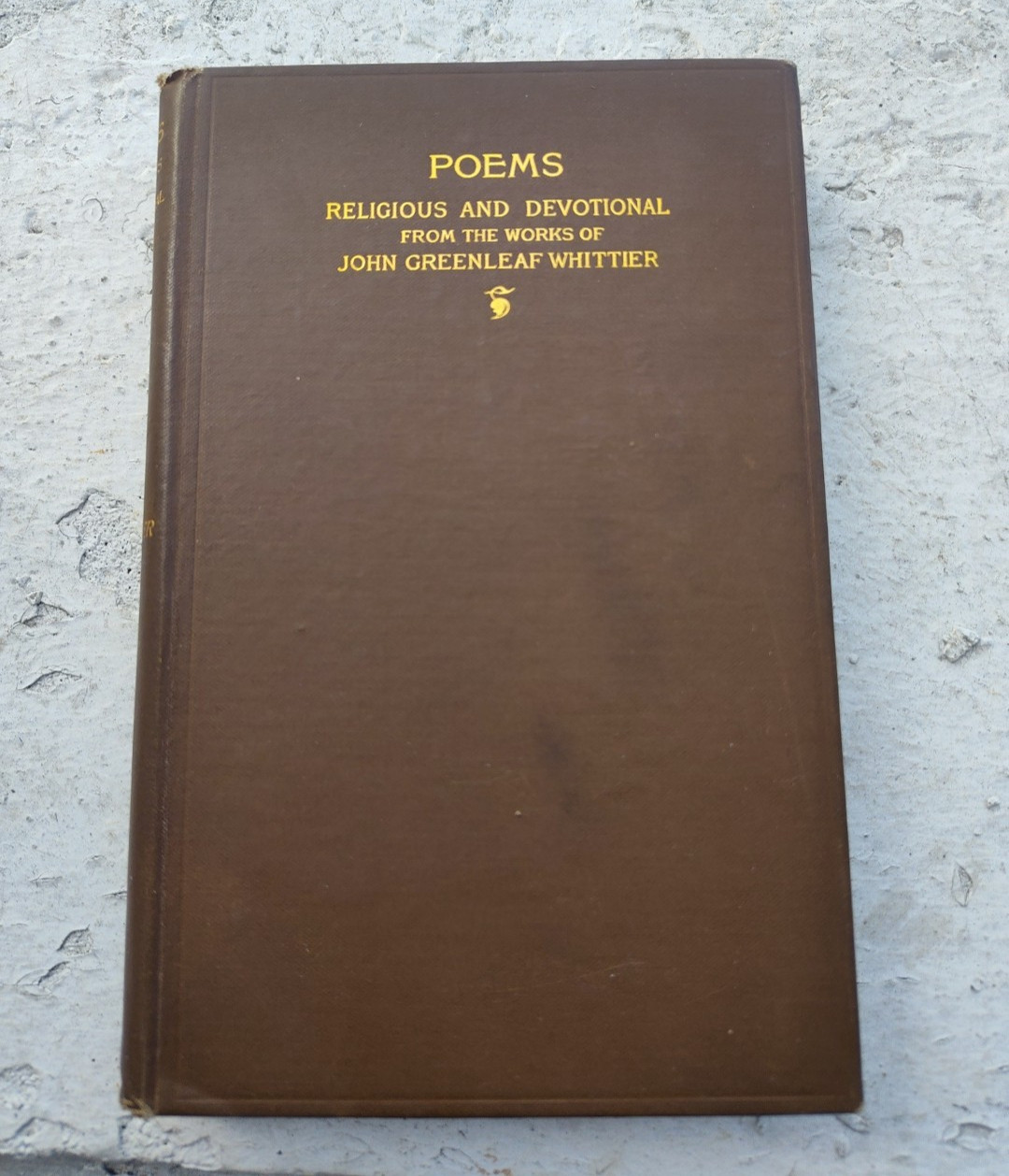 Antique Book John Greenleaf Whittier’s Religious and Devotional Poems 1892