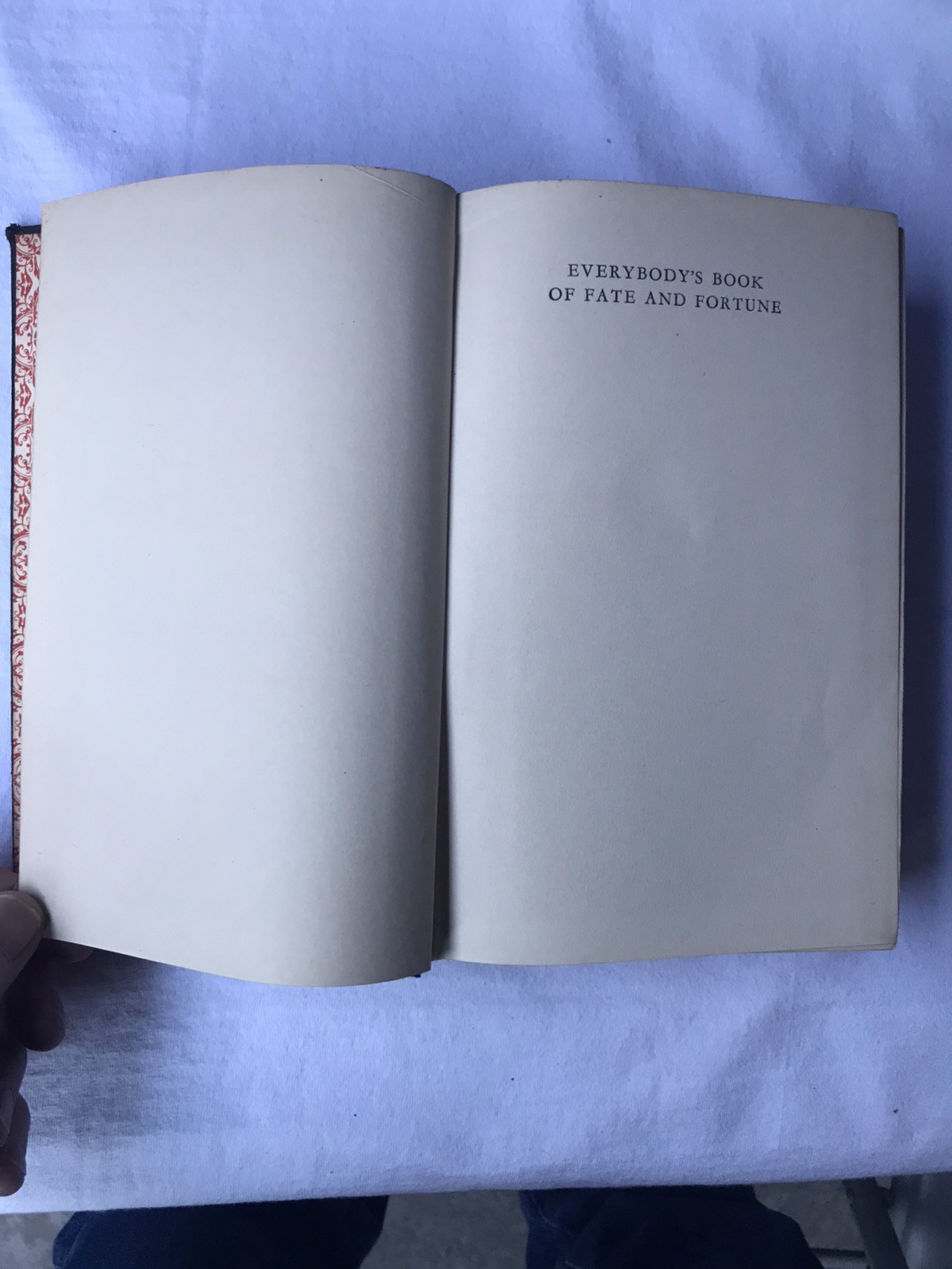 Witchcraft Occult Esoteric Edward Lyndoe Everybody’s Book of Fate and Fortune