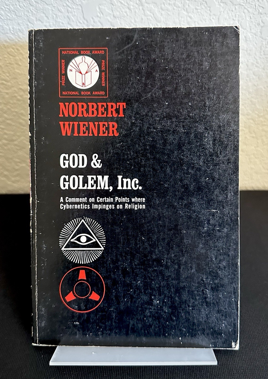 Norbert Wiener God & Golem Inc 1969 2nd PB MIT Press Cybernetics AI Religion