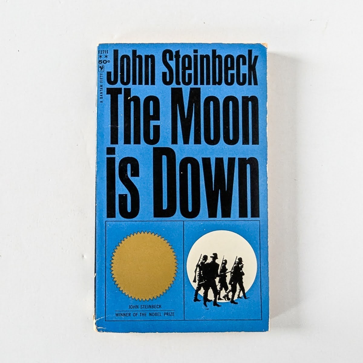 THE MOON IS DOWN John Steinbeck – 1964 Bantam Books PB, 5th printing GOOD