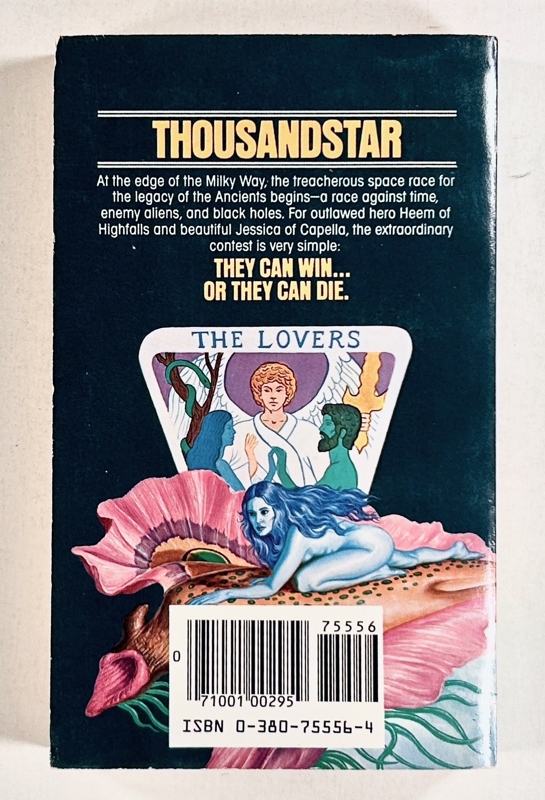 1980s Piers Anthony THOUSANDSTAR Cluster Series #4 space opera epic SF AVON PB