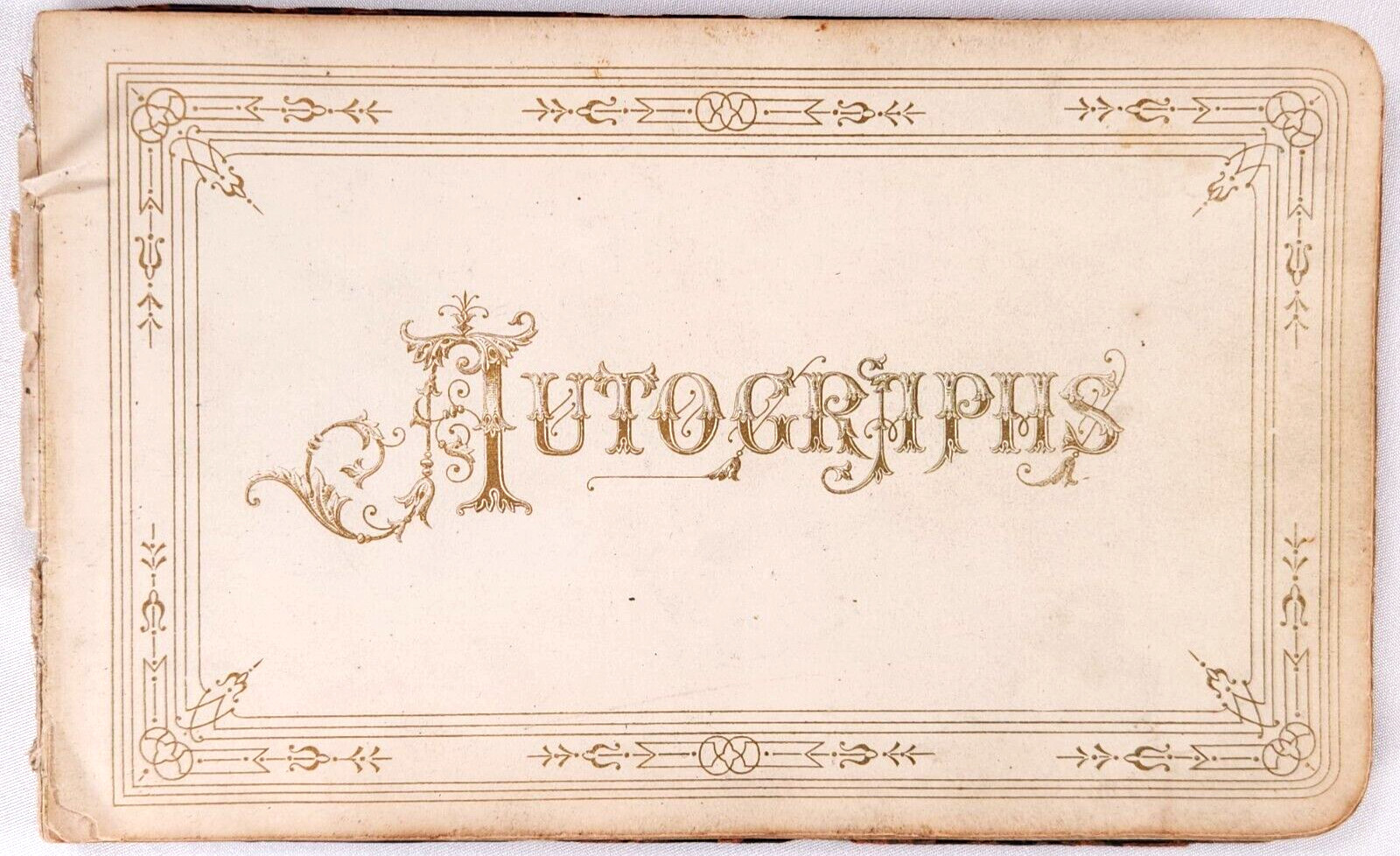1880s Covington Kentucky Charles Finley Laura Kerr Autograph Book Victorian