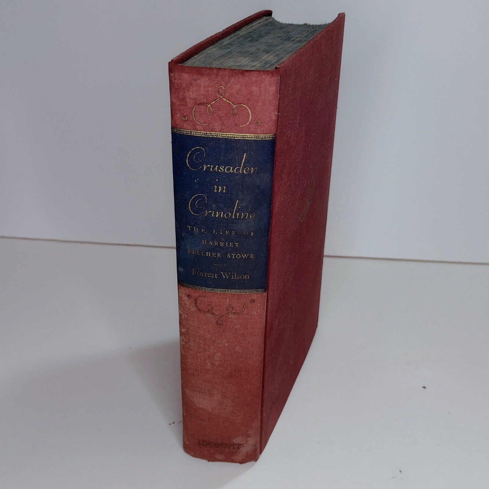 1941 Crusader in Crinoline Harriet Beecher Stowe Forrest Wilson 1st EdVtg HC