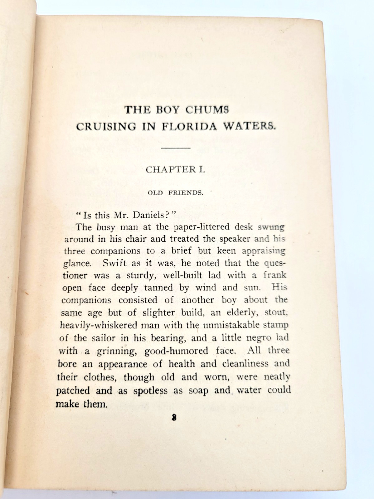 The Boy Chums Cruising In Florida Waters William M. Ely 1914 Antique Adventure