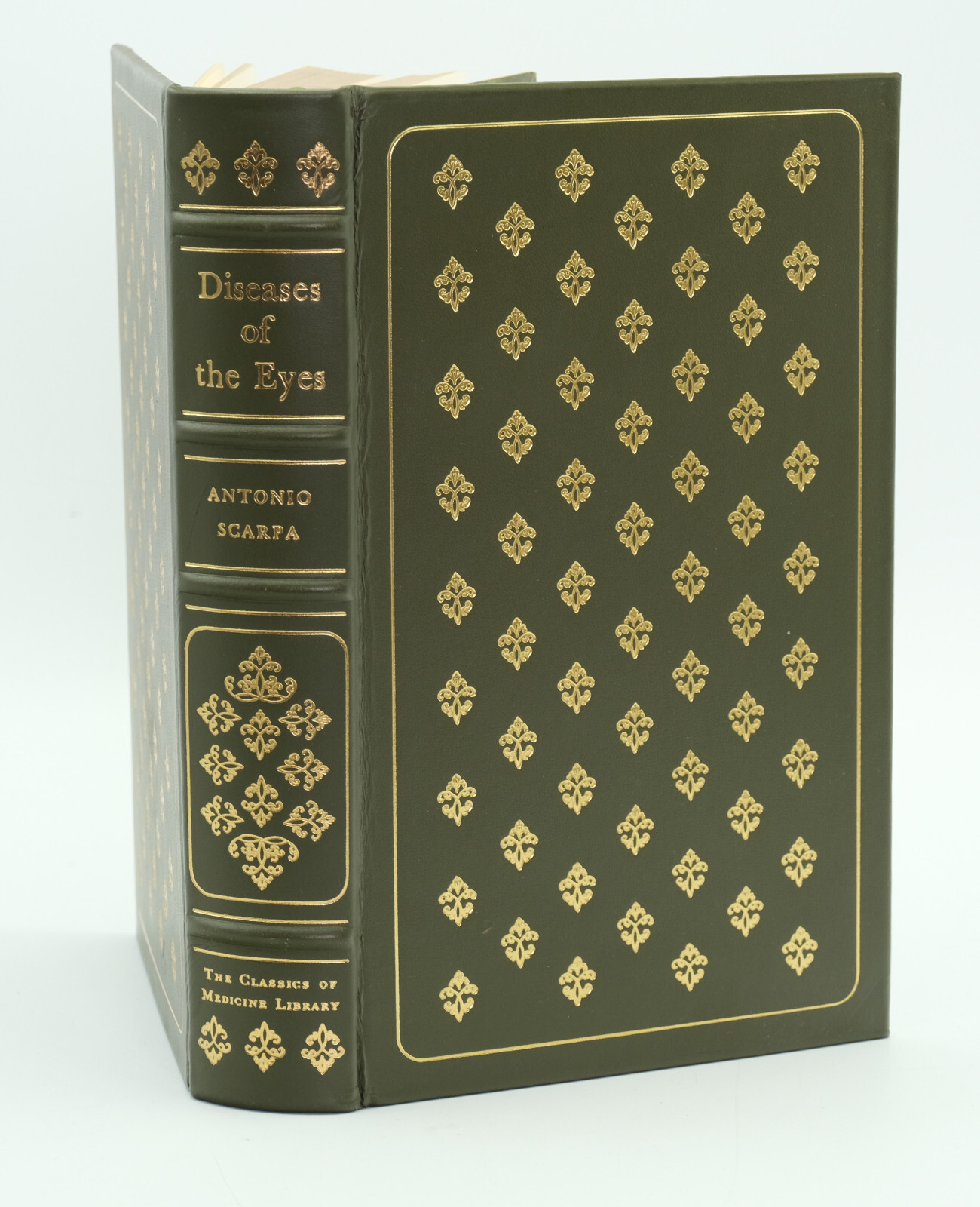 Classics of Medicine „The Diseases of the Eyes“ Antonio Scarpa Fine Leather HC