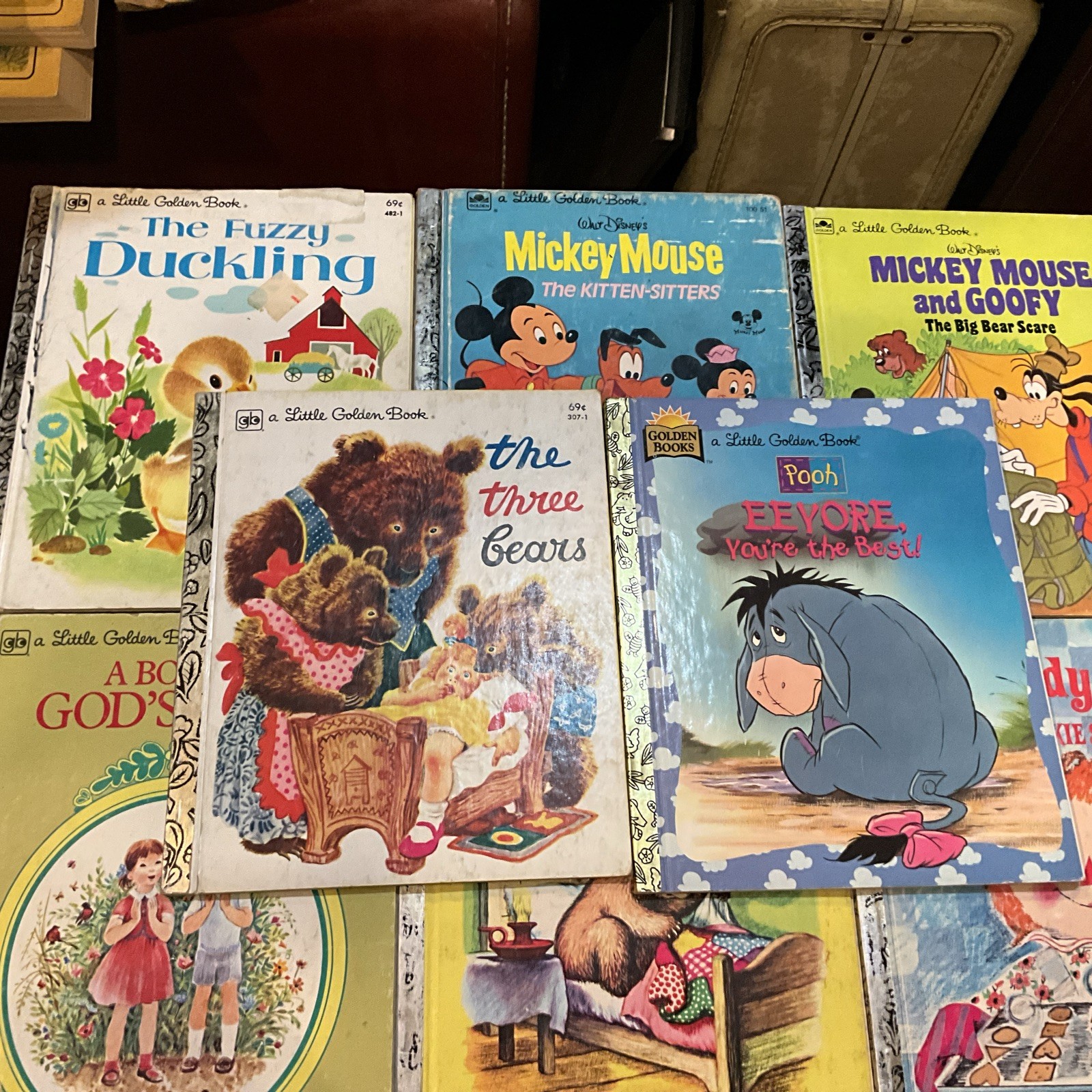 Lot Of 8 Little Golden Books Children. 1970s. Please See Pictures.