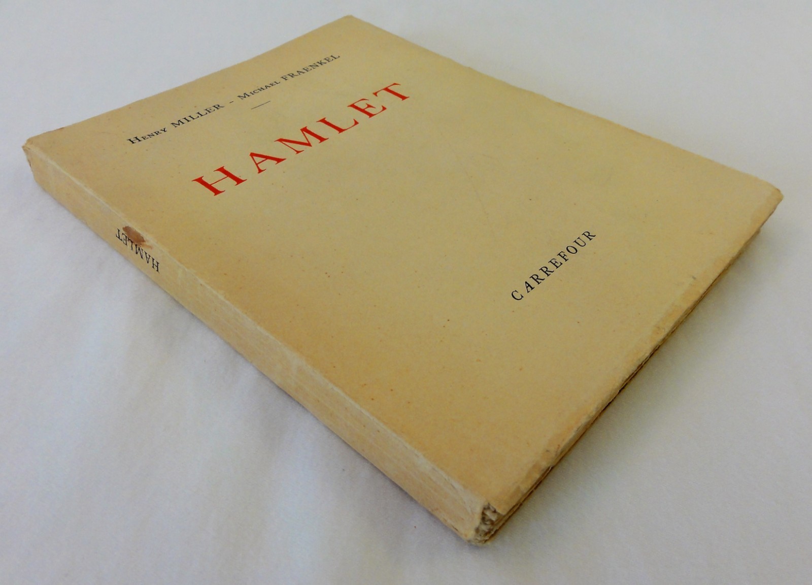 „HAMLET“ by HENRY MILLER & MICHAEL FRANKEL – VERY RARE – CARREFOUR 1939