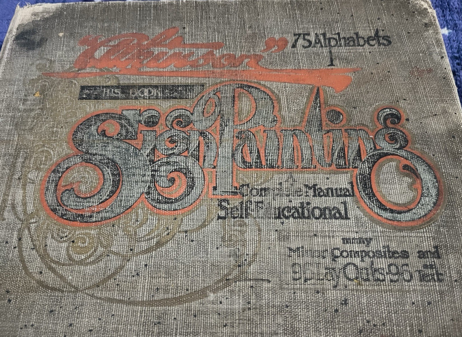 1915 2nd Ed. Atkinson’s Sign Painting Up to Now – Art Nouveau Advertising Book