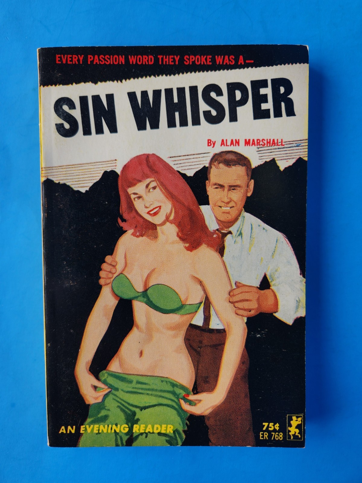SIN WHISPER by Alan Marshall Greenleaf Classics ER768 Pulp Erotica Sleaze GGA