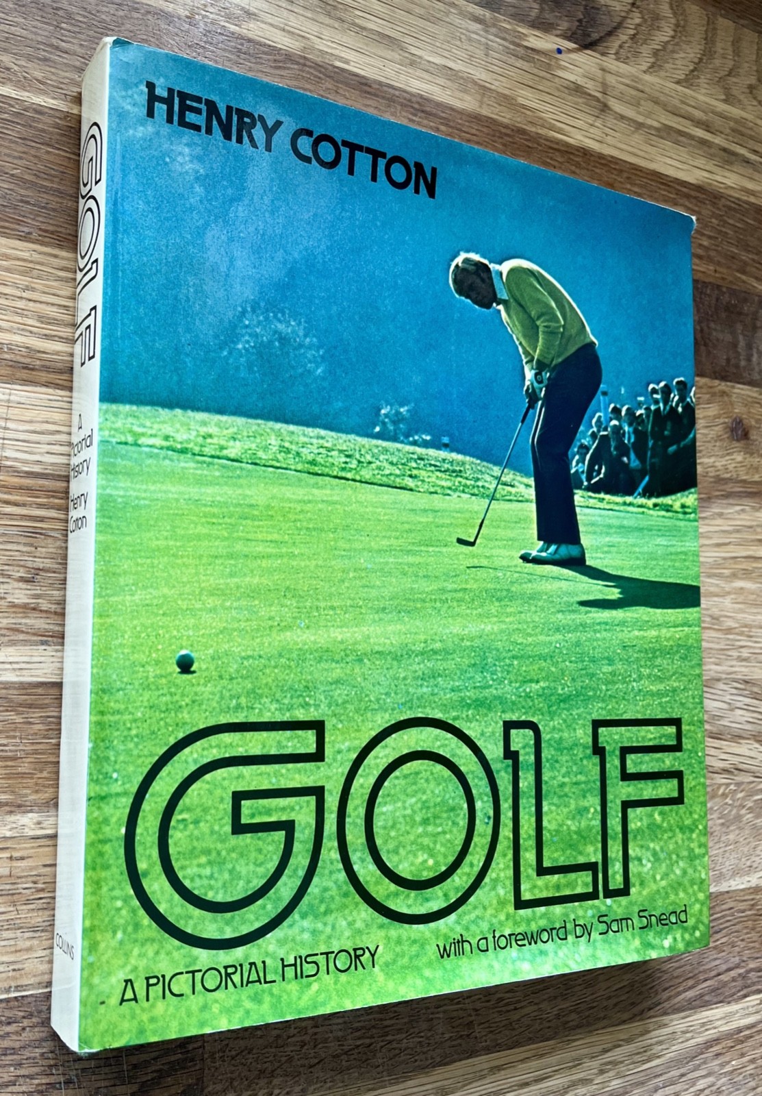 FIRST EDITION 1975 GOLF A PICTORIAL HISTORY INSCRIBED & SIGNED BY HENRY COTTON