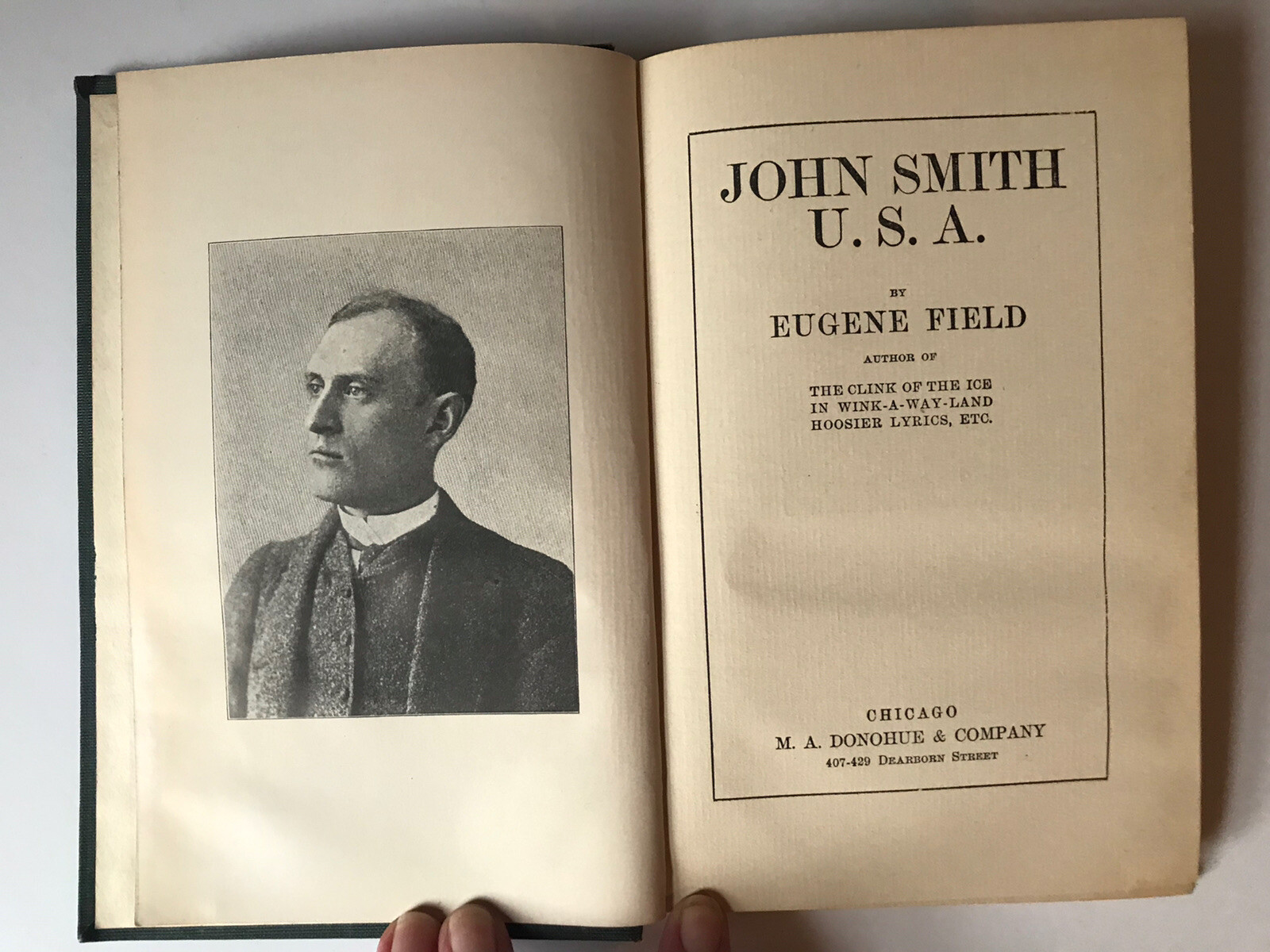 1905 John Smith U.S.A. by Eugene Field Poems HC ~ Free Shipping