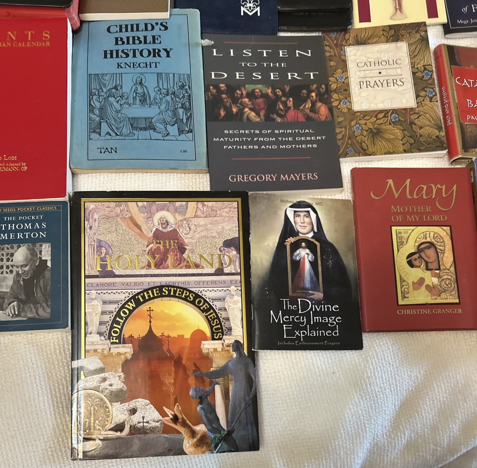 Huge Vintage Lot Of 70+ Catholic Books, Mass Missals, Prayer & Saint Devotionals