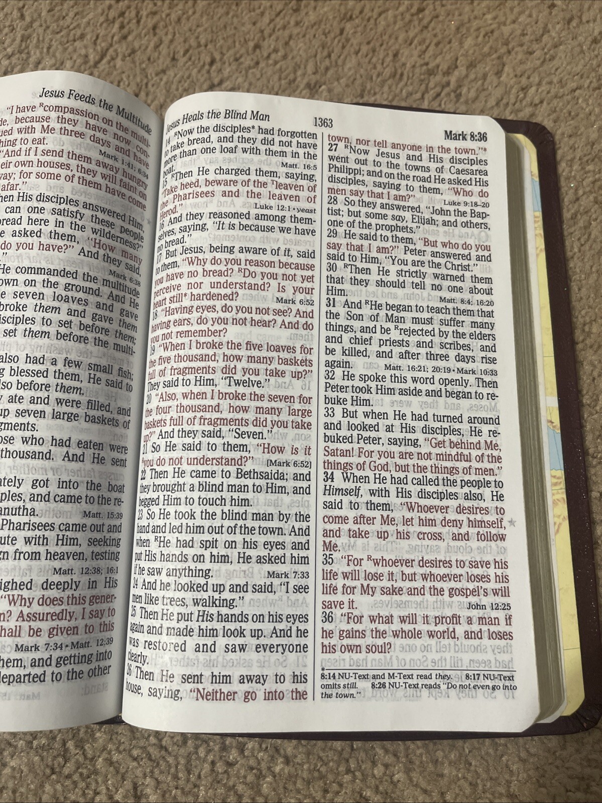 New King James Version Giant Print Nelson 433BG Leather Flex Nelson 1982