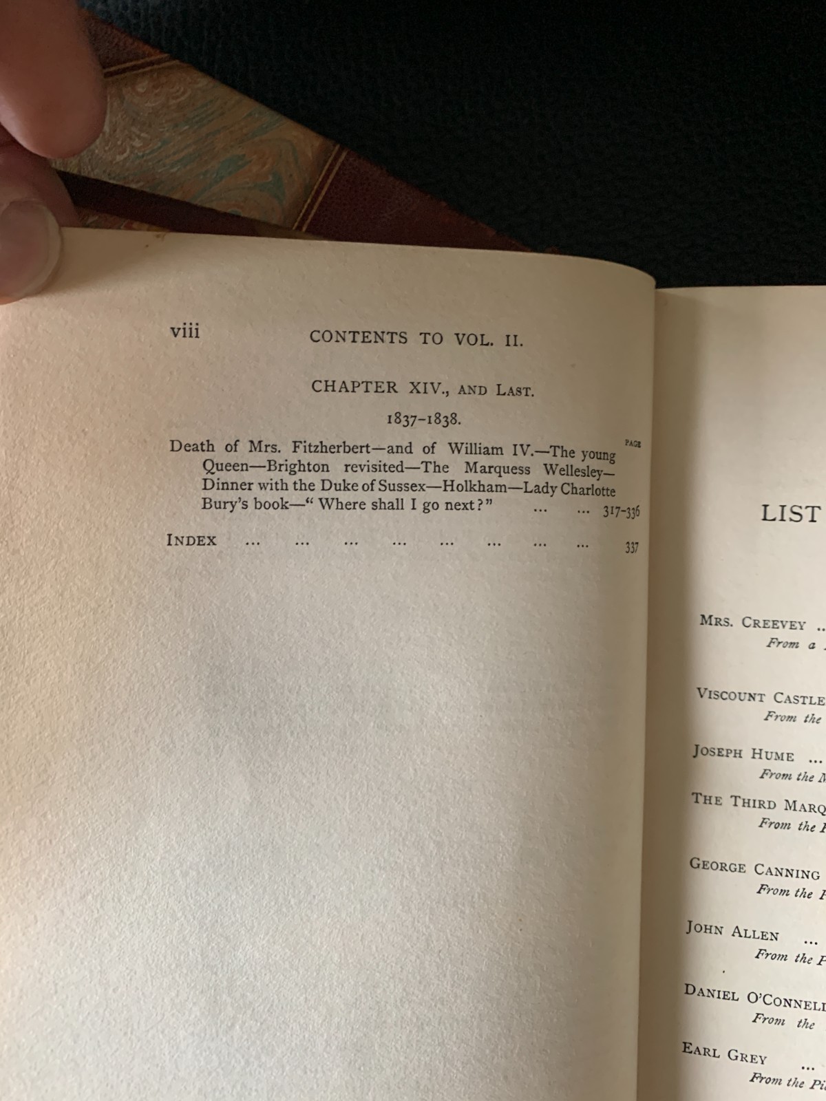 The Creevey Papers Selection Correspondence Diaries Thomas 2 vols 1903