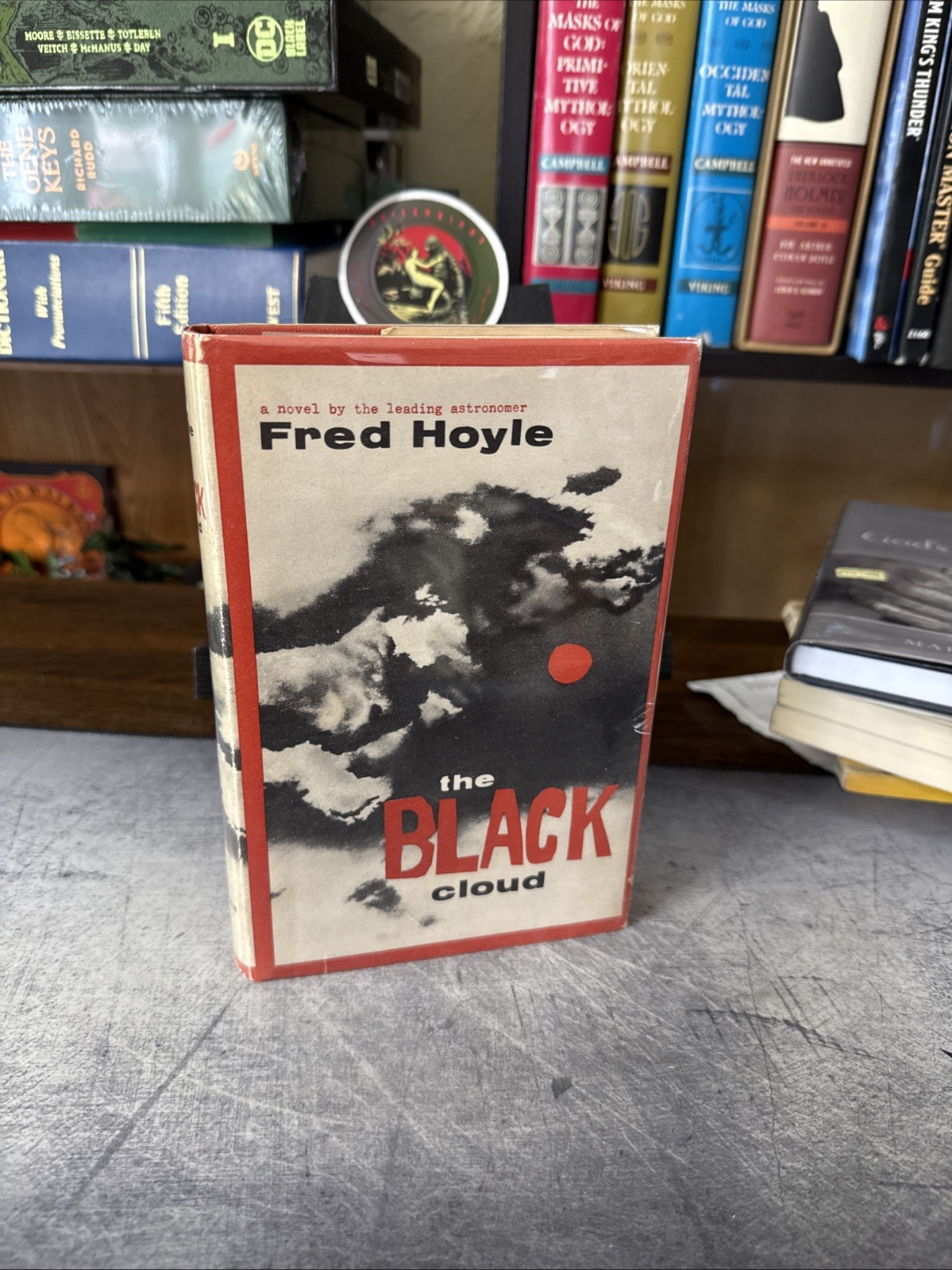 THE BLACK CLOUD by Fred Hoyle Heinemann 1957 Hardcover DJ Vintage Sci-Fi