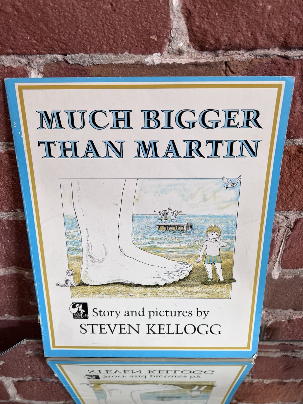 Steven Kellogg Signed W Doodle Autographed Sketch Much Bigger Than Martin