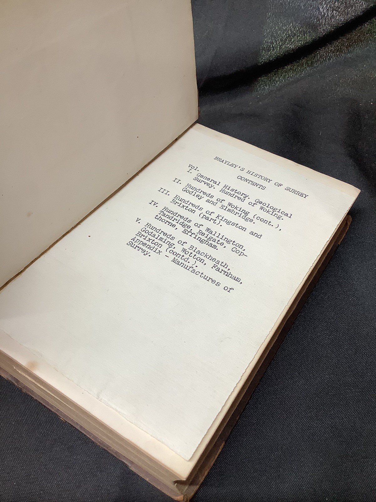 Vol.1 Only 1841 Topographical History Of Surrey By Brayley HB