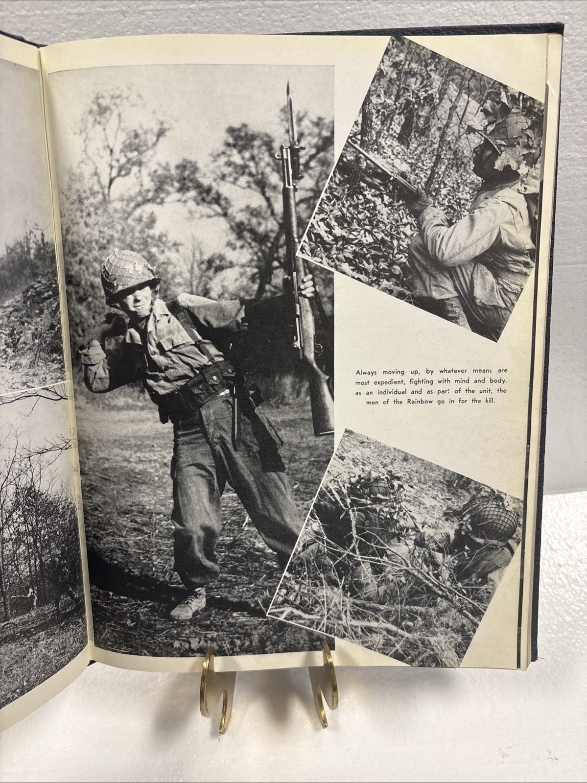DIVISION TROOPS: 42d INFANTRY DIVISION, CAMP GRUBER OK. 1944, MILITARY YEAR BOOK