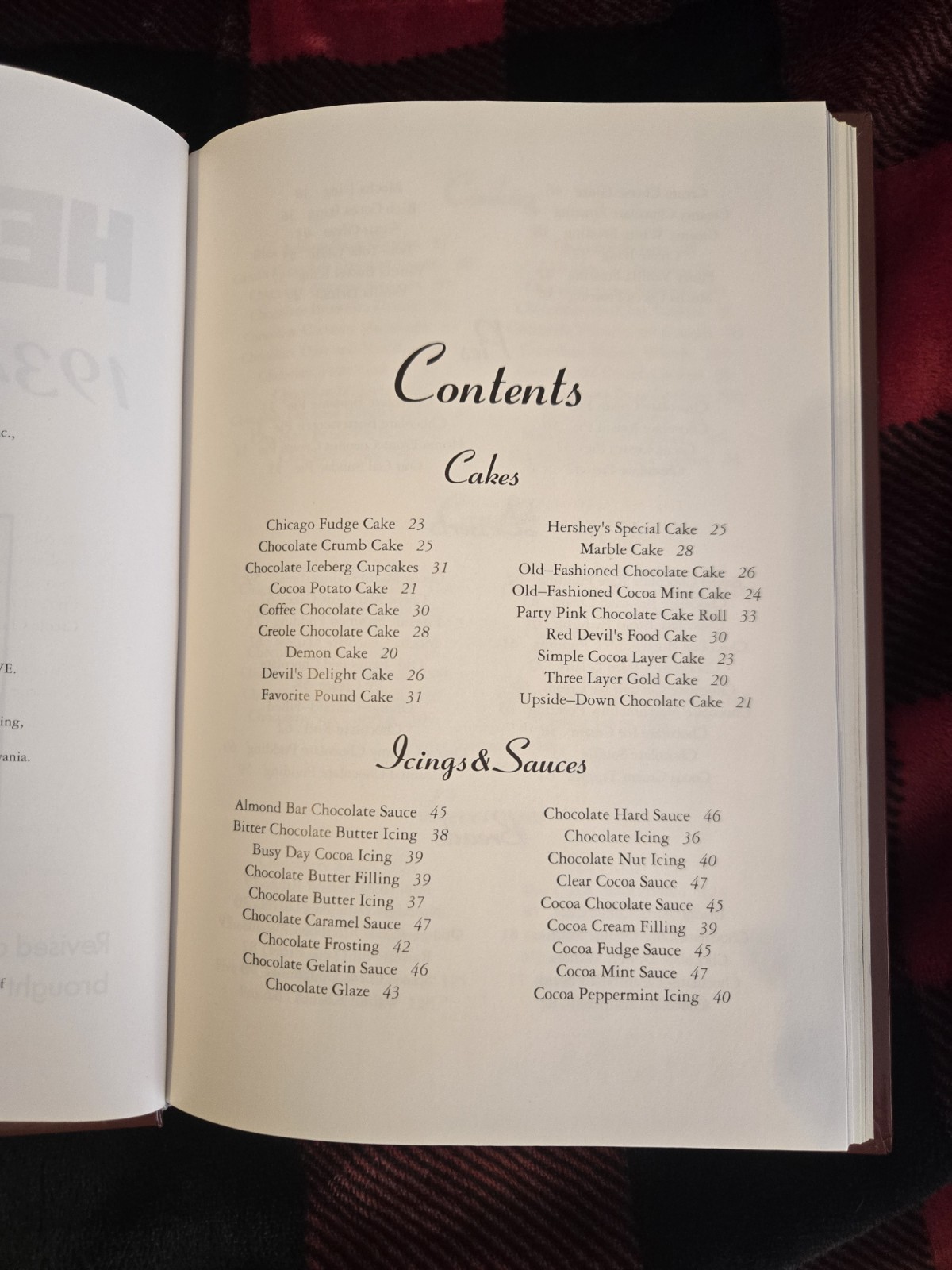 Hershey’s 1934 Cookbook