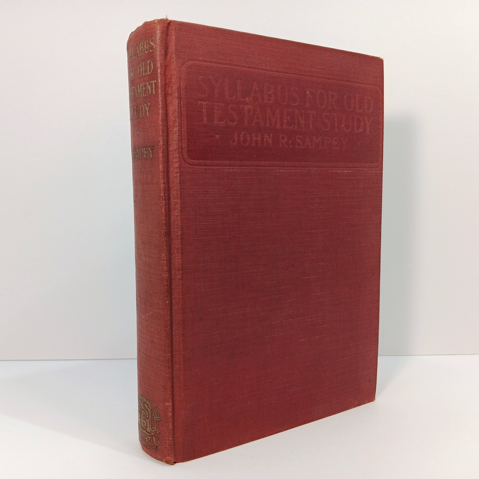 Syllabus For Old Testament Study, John R Sampey, 6th Ed 1924 Sunday School Board