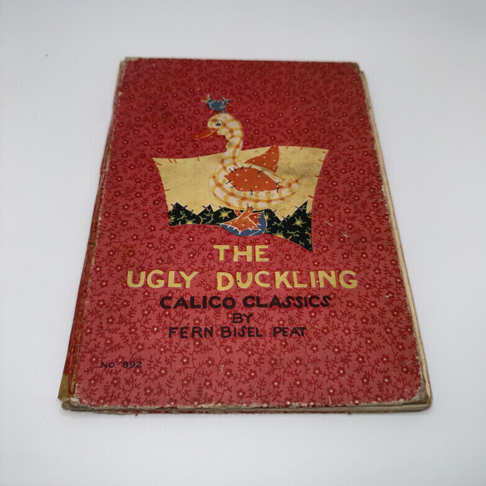 Vintage Ugly Duckling 1932 Fern Bisel Peat Calico Classics Saalfield HC