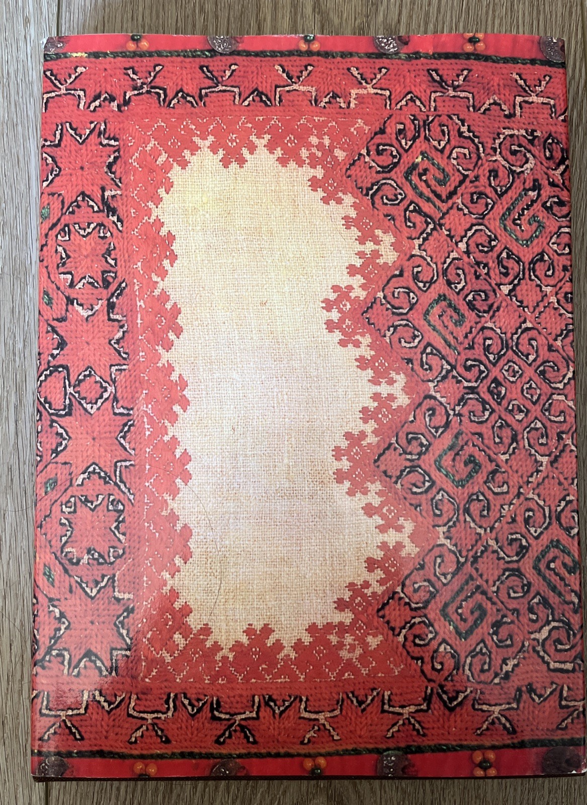 Vintage Large Book Mari Folk Art Finno- Ugric Ethnic Costume Embroidery Jewelry