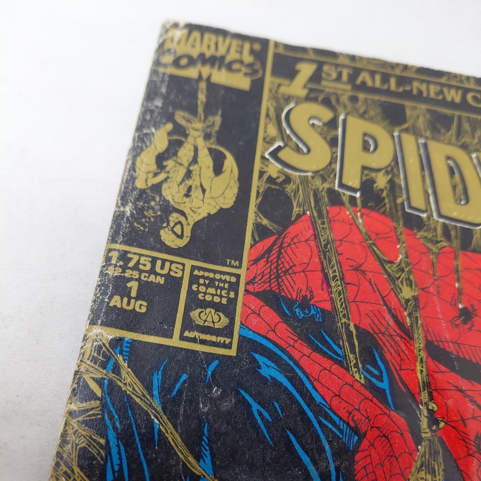 Spider-Man 1st Collector’s Issue Gold McFarlane Cover Torment Part 1 Comic Book