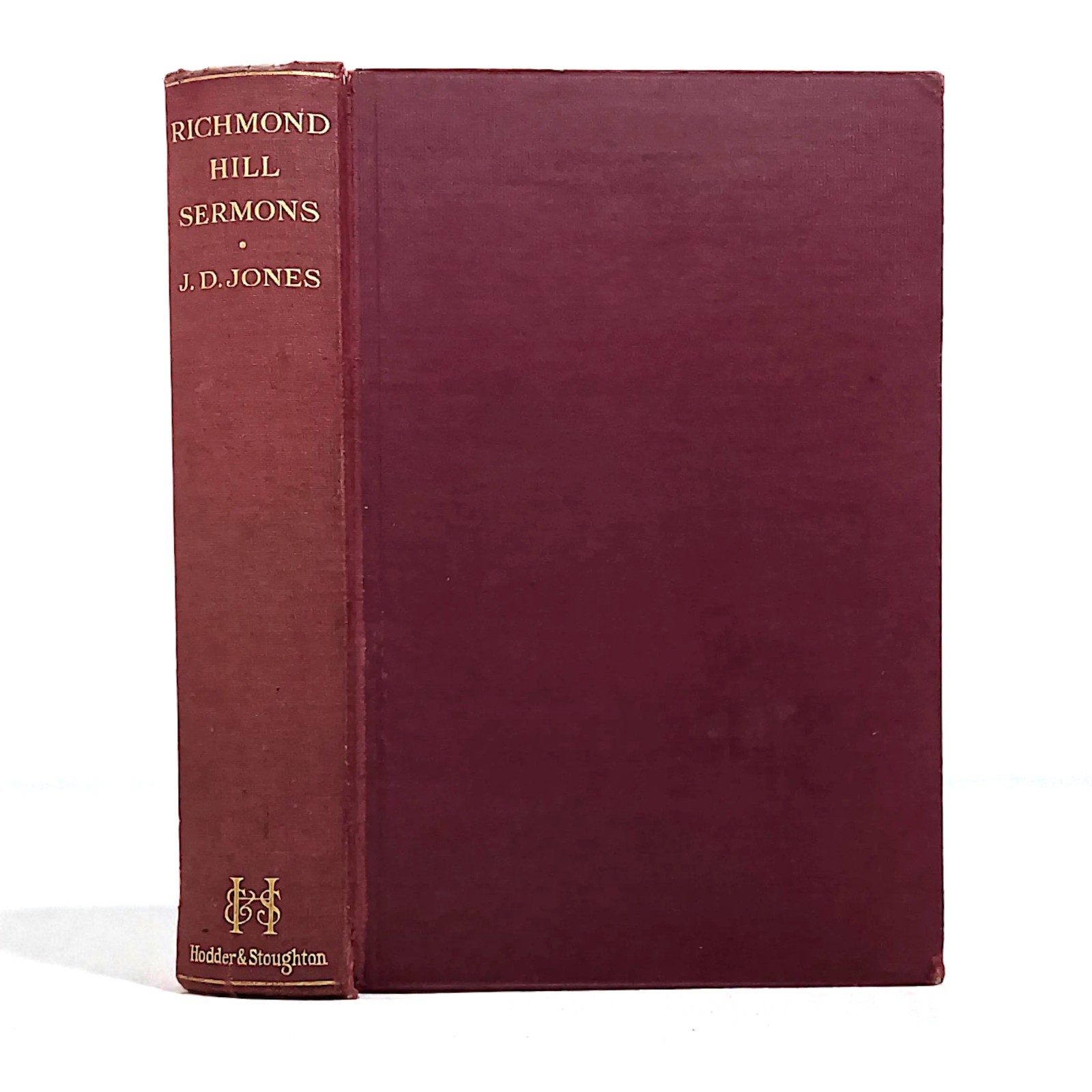 Richard Hill Sermons by J Jones vintage 1932 Christian Anglican book of sermons
