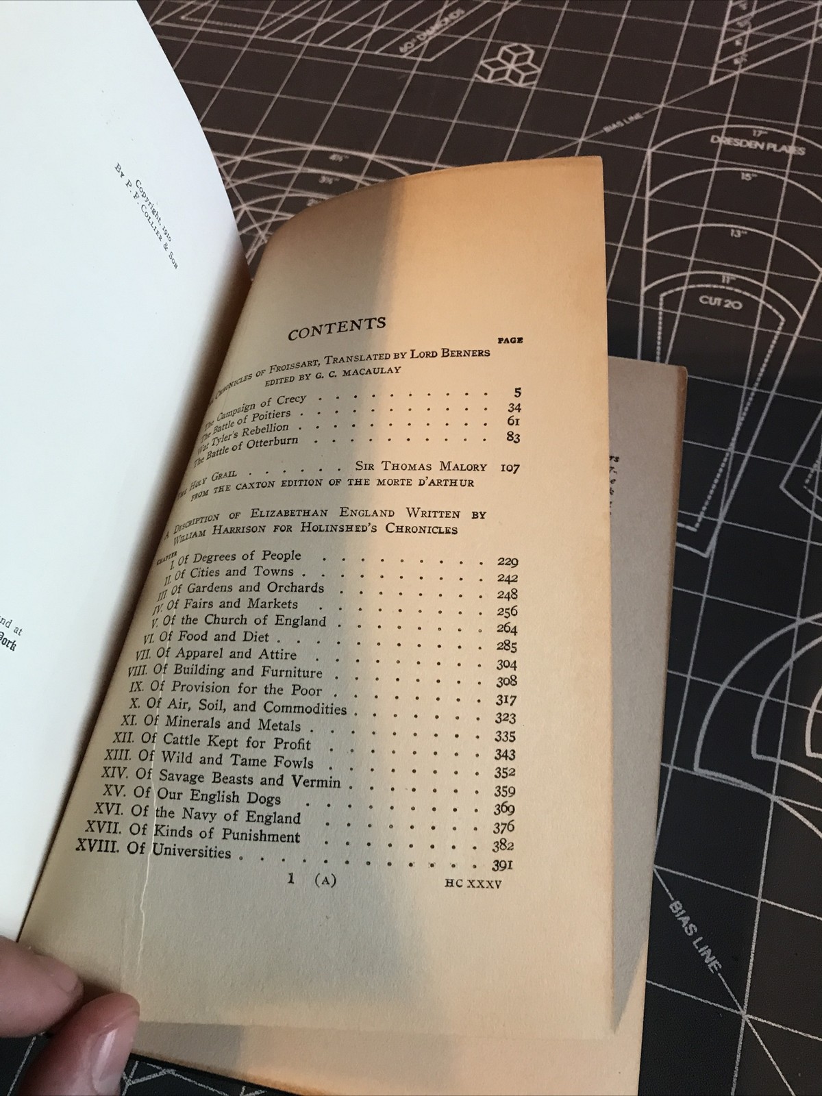 Antique 1910 Harvard Classics Chronicle And Romance Froissart Malory Holinshed