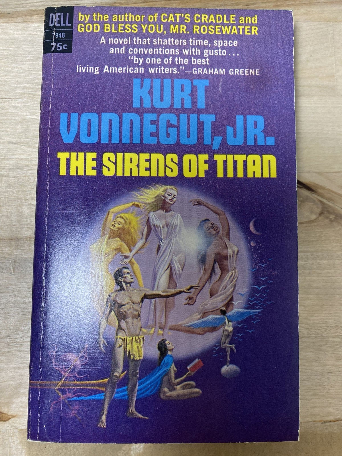 Kurt Vonnegut Jr. / The Sirens of Titan 1st New Dell Printing 1966 Dell 7948