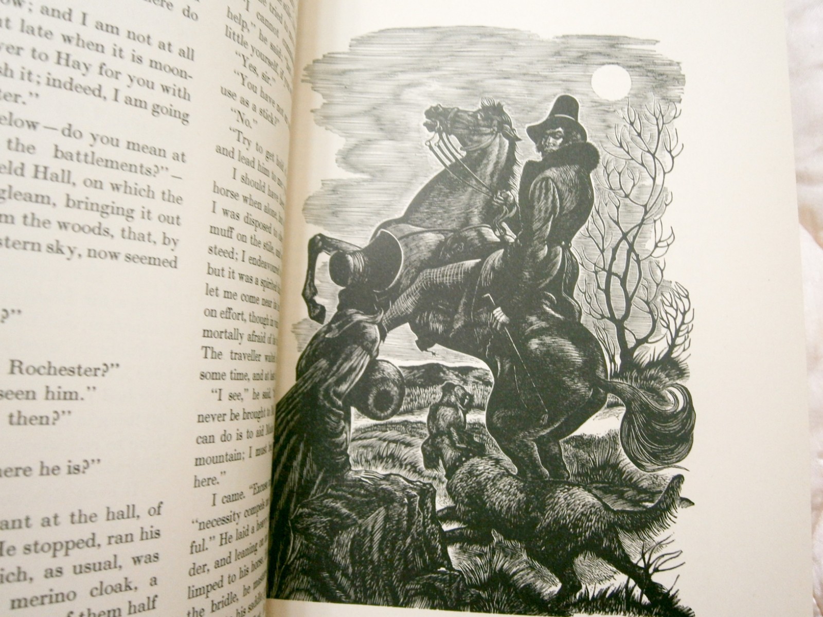 JANE EYRE Charlotte Bronte Fritz Eichenberg 1943 Wuthering Heights Emily Brontë