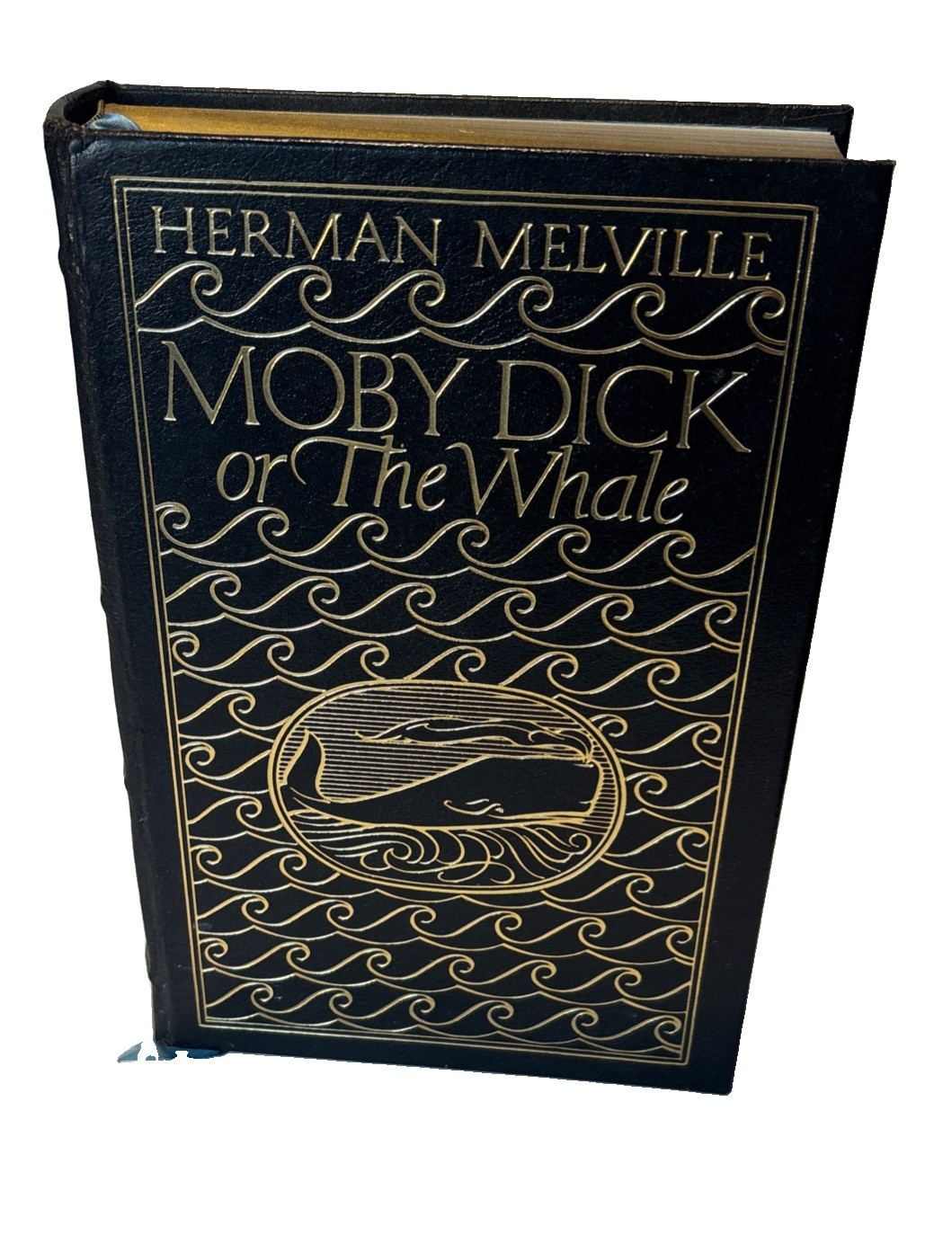Original 1977 Moby Dick Herman Melville LEATHERBOUND UNOPENED