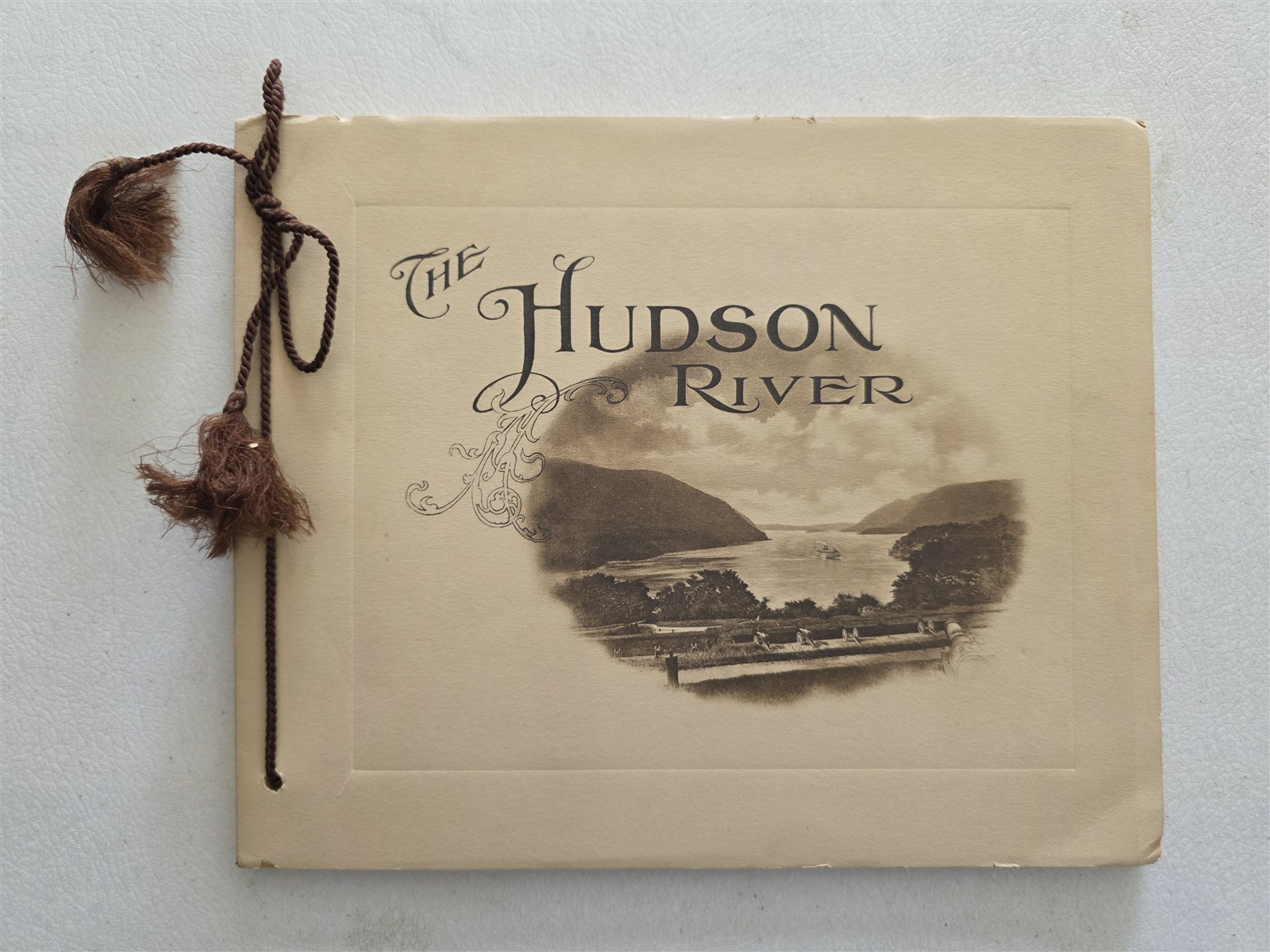 Hudson River New York Antique Book Portfolio of Photographs 1920, Photogravures