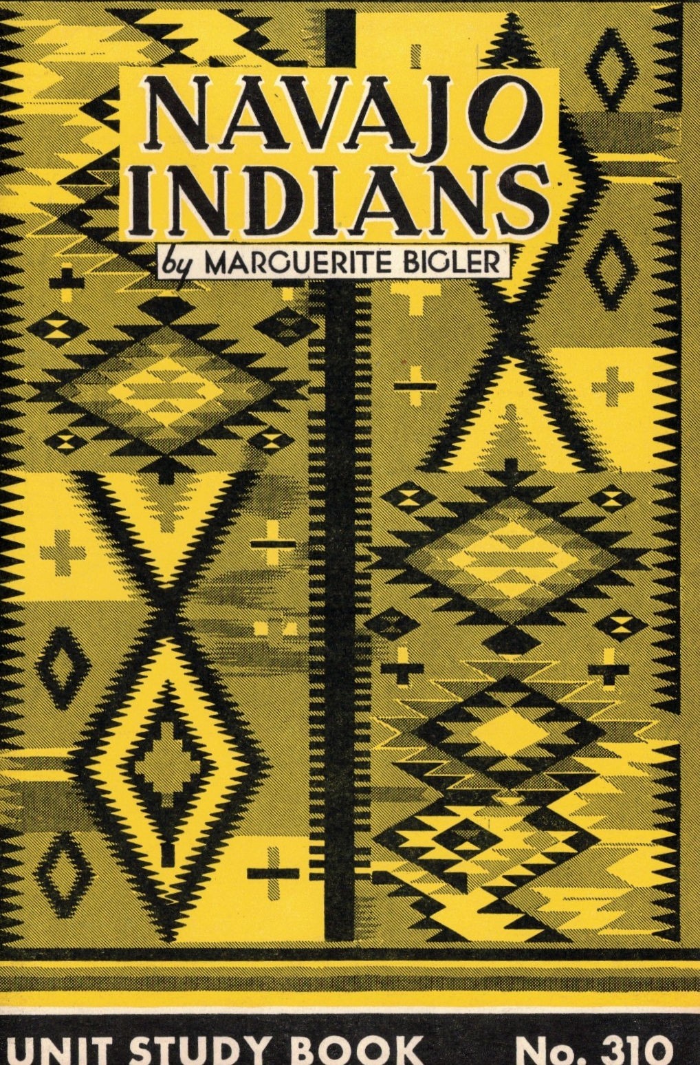 „Navajo Indians“ Marguerite Bigler 1934 Study Book, Illustrated, 36p.
