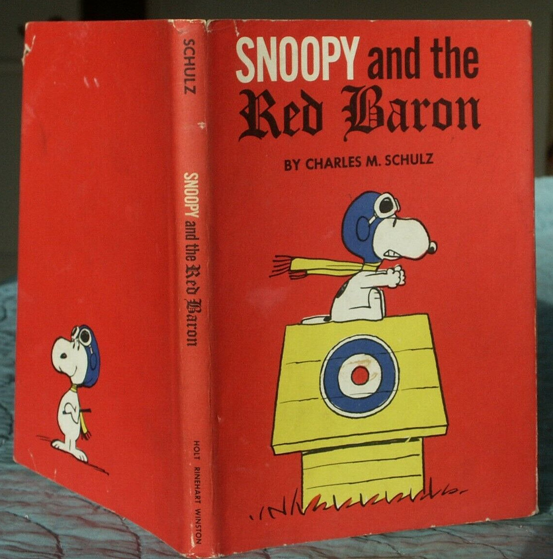 „Snoopy and the Red Baron“ by Charles Schulz 4th Printing 1967 DJ Hardcover