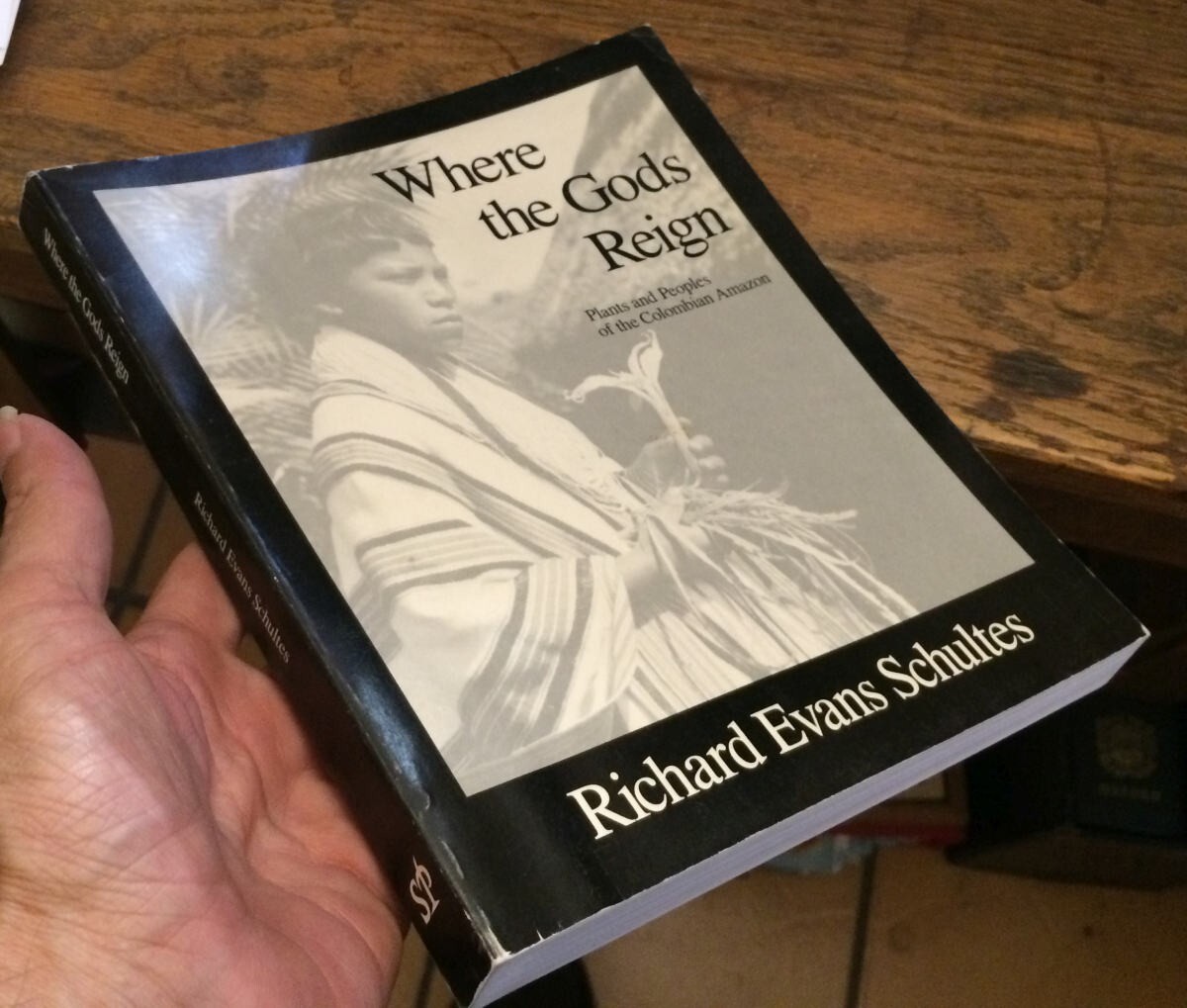 Where the Gods Reign SCHULTES 1988 Natural History Free US Shipping RARE Reduced